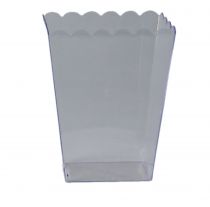 PLASTIC SCALLOPED CONTINAER 6 INCH