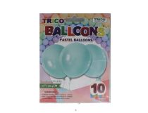 LIGHT BLUE PASTEL BALLOON 10 PACK