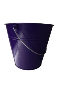 3.99 PURPLE METAL BUCKET