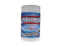 DISINFEX MULTI-PURPOSE WIPES 2-IN-1 CLEAN & DEODORIZER