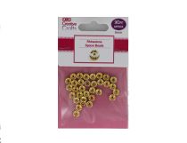 GOLD RHINESTONE SPACER BEADS