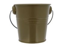 METAL BUCKET GOLD 4IN  