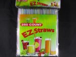 EZ Plastic Straw 250 Count