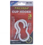 CUP HOOKS 2 INCH 3 COUNT