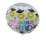 CONGRATS GRAD AIR FILLED BALLOON