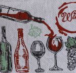 WINE TAPESTRY PLACEMAT 13 INCH X 19 INCH