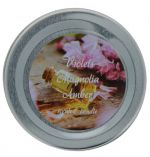 VIOLET MAGNOLIA AMBER SCENTED CANDLE