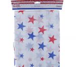 STAR AND STRIPES TABLE COVER 52 INCH X 70 INCH