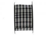 BLACK CHECK RIBBON 46X46X46 CM
