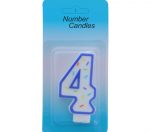 NUMERAL 4 BIRTHDAY CANDLE