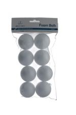 8ct Polyfoam Balls 1.97in 5cm  