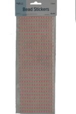 36ct Pearl Dome Sticker Pink- 6mm