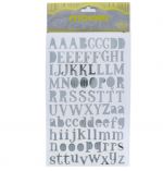 SILVER LETTER AND NUMBER STICKERS XXX