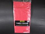 Plastic Table Cover in Red Color Party Table Cloths Disposable Rectangle Tablecloth - Size 56 x 108 Inches