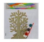 WOODEN TREE PAINTING SET  