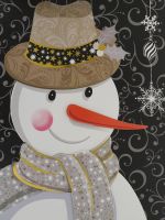 SNOWMAN CHRISTMAS LARGE BAG