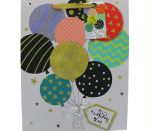 BALLOON BIRTHDAY GIFT BAG MEDIUM SIZE