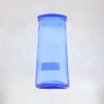 2.99 BLUE GLASS JAR 1.3 L