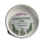 1.99 COMPOSTABLE ROUND PLATES 16 OZ 18 PCS