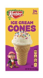 4.99 KEEBLER ICE CREAM CONES 24 COUNT 