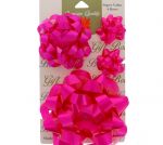 HOT PINK 4 PACK BOWS