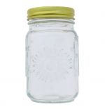 SUN FLOWER PINT JAR 16 0Z