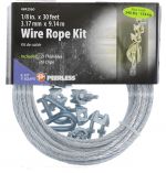 WIRE ROPE KIT 3.17 MM X 9.14 M