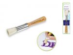 Color Factory 0.5 inch Stencil Brush #2 with Wood Handle