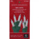 HAPPY HOLIDAYS MINI LIGHTS 20 COUNT