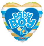 BABY BOY HEART GELLI BEANS BALLOON  
