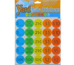 YARD SALE PRICING STICKERS