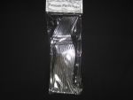 Silver Plastic Forks Premium Quality 12 Count  