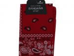 Red Bandana 100 Cotton Versatile Large Paisley Bandanas in Pack of 1