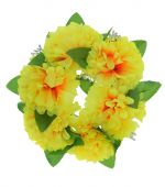 YELLOW CHRYSANTHEMUM CANDLE RING