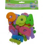 FOAM FUN LETTERS AND NUMBERS 3D 36 PACK