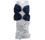 HAIR BOW CLIP 4 COUNT
