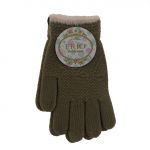 OLIVE GREEN WINTER GLOVES PHONE COMPATIBLE  