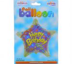 STAR HAPPY BIRTHDAY BALLOON 18 INCH
