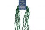 GREEN 5 PACK DISCO BEADS 32 INCH  