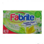 FABRITE TUMBLE DRYER SHEETS 50 PACK