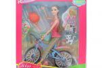 DOLL WITH BICYCLE