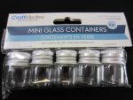 6ml Mini Glass Containers x5 XXX