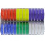 BOLD POLY-SATIN RIBBONS ASSORTED COLORS 58 INCH X 4 YARDS