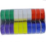 BOLD POLY-SATIN RIBBONS ASSORTED COLORS 1 INCH X 3 YARDS  