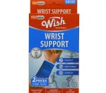 WRIST SUPPORT TWO PACK ONE SIZE  