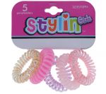 SOLID COIL PONYHOLDERS 5 PACK