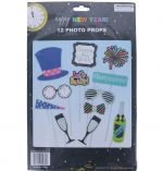 PHOTO PROP KIT NEW YEAR 12 PACK