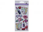 UNICORN SEQUIN PUFFY STICKERS 3D