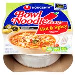 NONGSHIM BOWL NOODLE 3.03 OZ HOT &ampamp SPICY