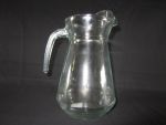 GLASS PITCHER WHANDLE 37 oz height 7&ampampampampampampampampampampampampampampampampampampquot